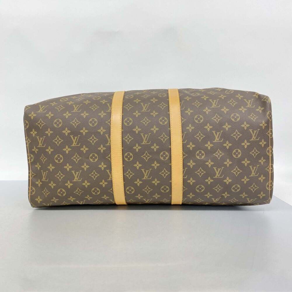 LOUIS VUITTON Brown Monogram Keepall 55 Boston Bag - Picture 3 of 11